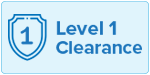 Level 1 Clearance icon.