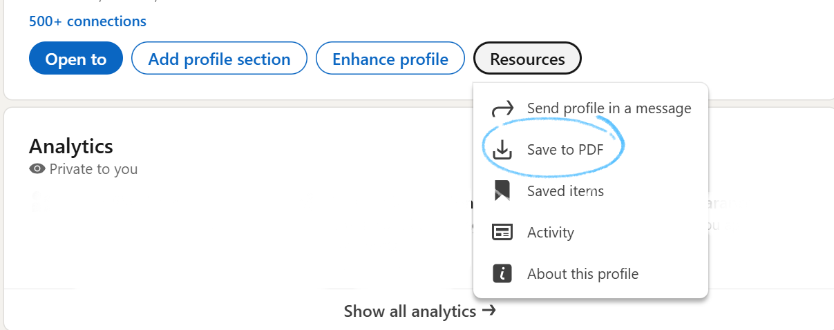 Create your Resume from your LinkedIn profile | Step-by-step Guide